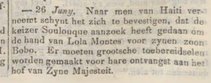 De Curaçaosche courant 24-07-1852 delpher.nl